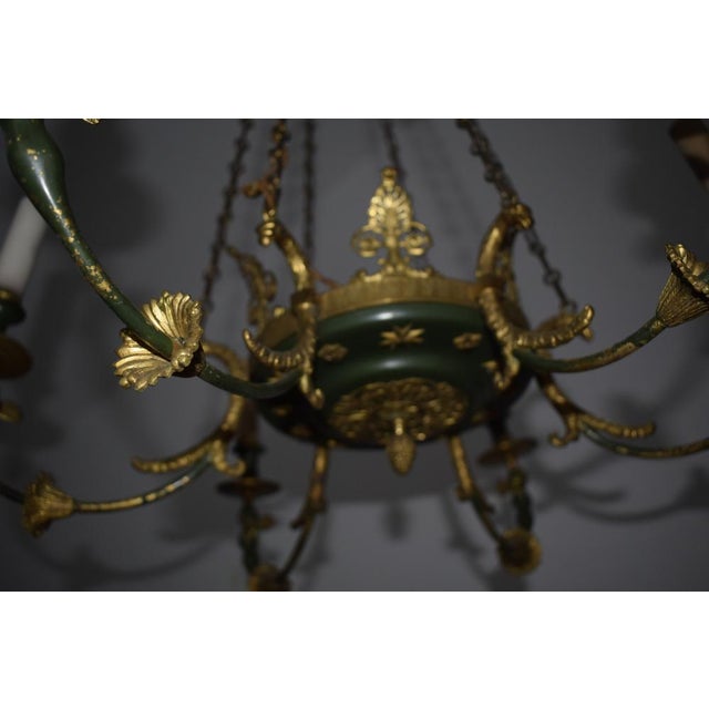 Empire Ceiling Lamp by Josef Danhauser, 1820s For Sale - Image 12 of 14