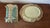 Dimensions: Platter: 13.5 x 10.5 x 1 in / 34.3 x 26.7 x 2.5 cm Drainer tray: 9.5 x 6.25 x 3 in / 24.1 x 15.9 x 7.6 cm...