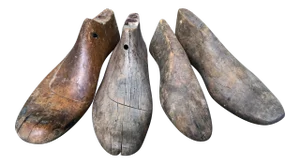 Vintage Wooden Shoe Forms - Set of 4
