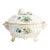 Early 20th Century Nymphenburg Porcelain Tureen With Lemon Finial and Blue Green Floral For Sale