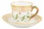 Flora Danica Demitasse Cup with Saucer in Porcelain from Royal Copenhagen, 1960s, Set of 2 For Sale