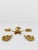 Vintage Brass Metal Flower Ashtray in the style of Gucci with Removable Petals, 1970s For Sale - Image 16 of 17