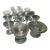 1970s Collection of Glasses and Serving Pieces With Pineapple Stems - 18 pcs For Sale