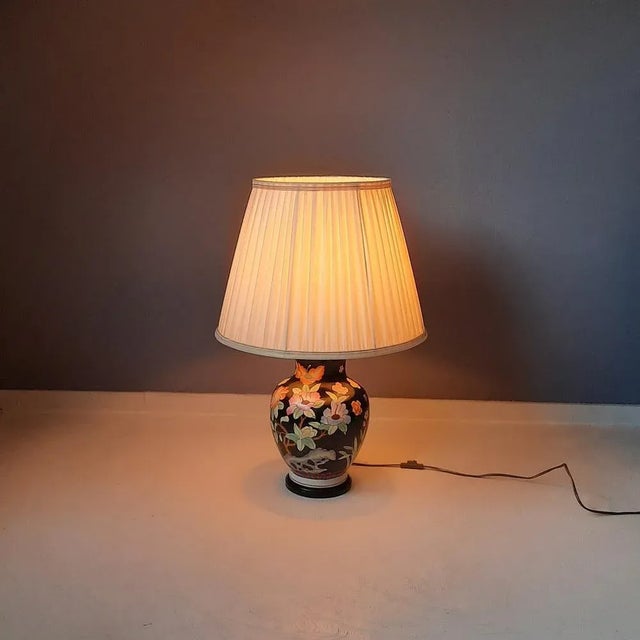 Asian Style Vase Lamp from Kullmann, 1980s For Sale - Image 4 of 12