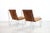 Bachelor Chairs in Leather by Verner Panton for Fritz Hansen, 1950s, Set of 2 For Sale - Image 3 of 7