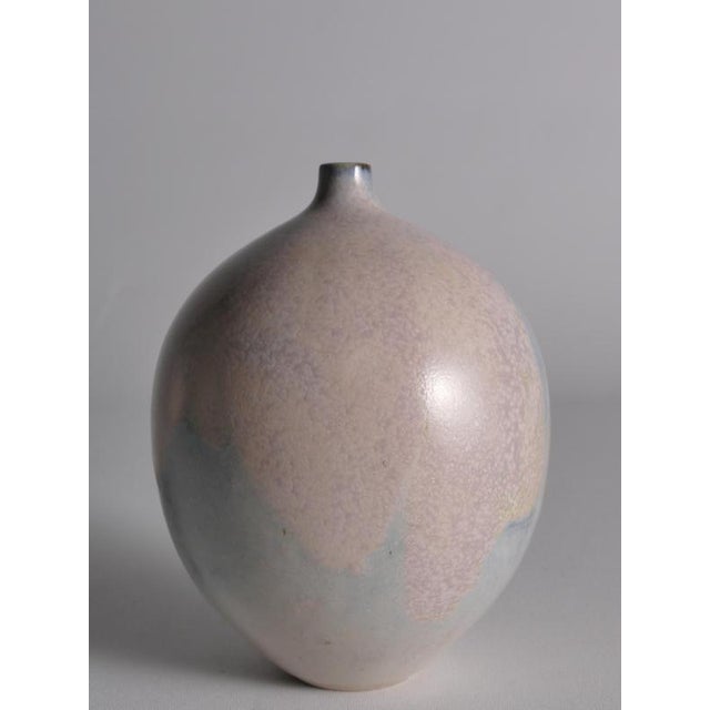 Late 20th Century Scandinavian Modern Studio Stoneware Vase from Bo Scullman For Sale - Image 17 of 18