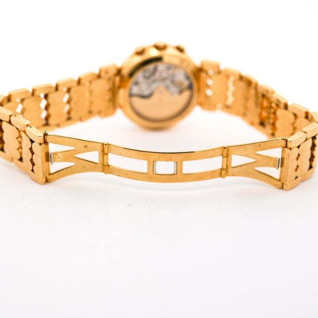 Harry Winston Premier Chronograph 18k Yellow Gold Navy Dial Mens Luxury Watch For Sale - Image 12 of 13
