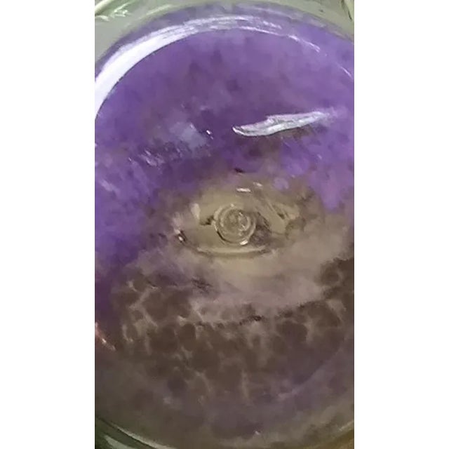 Large Studio Art Glass Vase, Signed, For Sale - Image 4 of 5