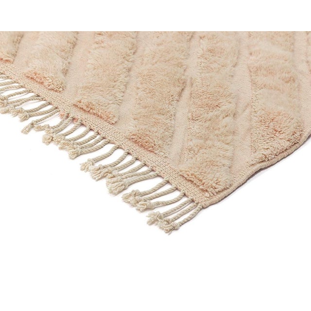 2020s Premium Hand-Knotted Moroccan Wool Rug | 8'3" X 5'5" | One of a Kind For Sale - Image 5 of 8