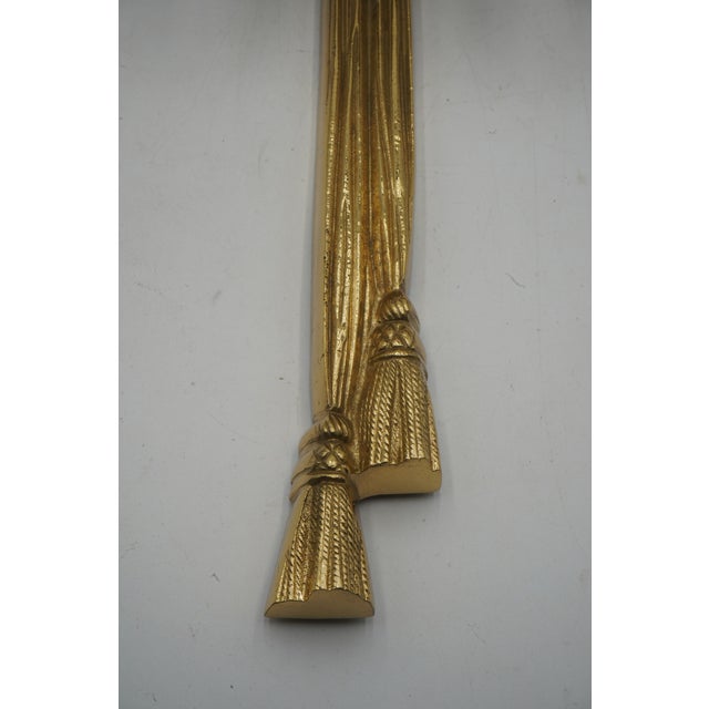 1980s 1980s Pair of Decorative Crafts Electric Wall Sconces For Sale - Image 5 of 10