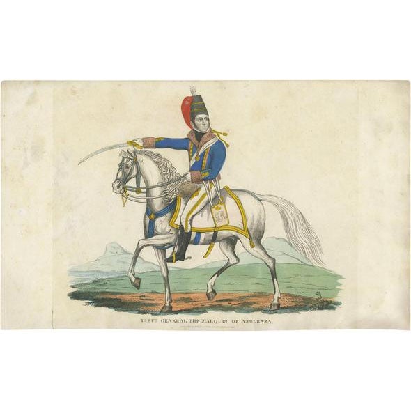 Early 19th Century Evans, Henry William Paget, 1st Marquess of Anglesey, 1815, Print For Sale - Image 5 of 5
