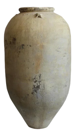 Tall Pilsner Earth Ware Vintage Pot Planter