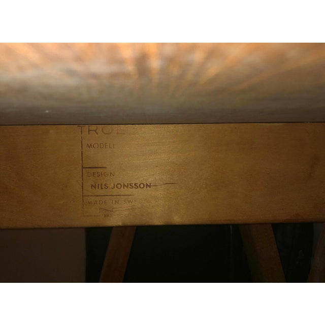 Mid 20th Century Nils Jonsson Teak Mid-Century Drop Leaf Dining Table For Sale - Image 11 of 16