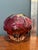 Mid-Century Chribska Art Glass Set by Joseph Hospodka- 3 Piece Bohemian Cranberry and Amber Collection For Sale - Image 11 of 11