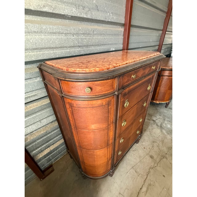Late 19th Century French Belle Époque Louis XV Revival Bombe Commode For Sale - Image 9 of 11