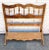 This cute little unfinished twin sized headboard and footboard features beautifully turned spindles and legs. Needs some...