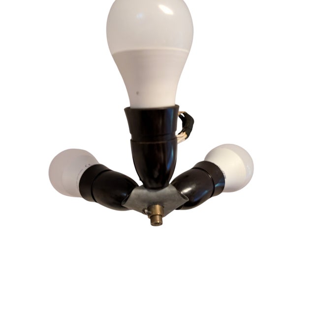 Large Finnish Model 75-204 Flush Mount attributed to Lisa Johansson-Pape for Orno / Stockmann, 1950s For Sale - Image 11 of 14
