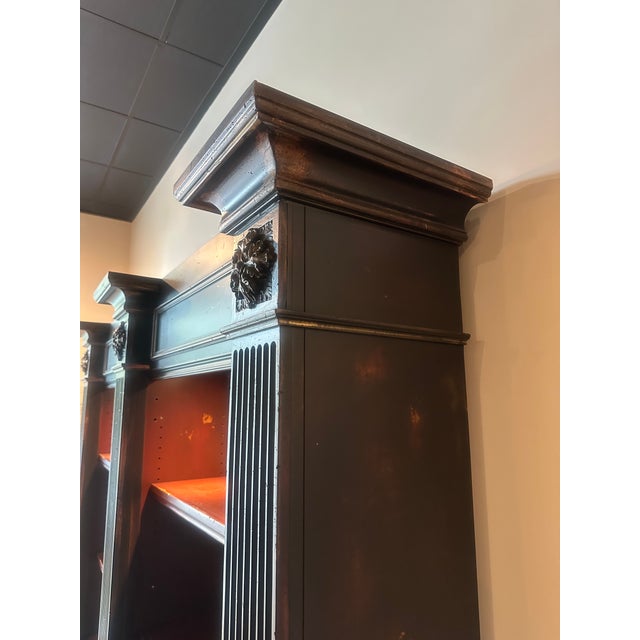 Traditional Habersham Double Wall Bookcase For Sale - Image 3 of 8