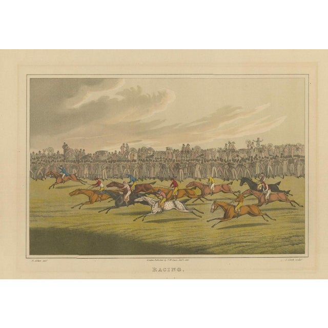 Henry Alken, Antique English Horse Racing Print, 1822, Etching For Sale - Image 3 of 9