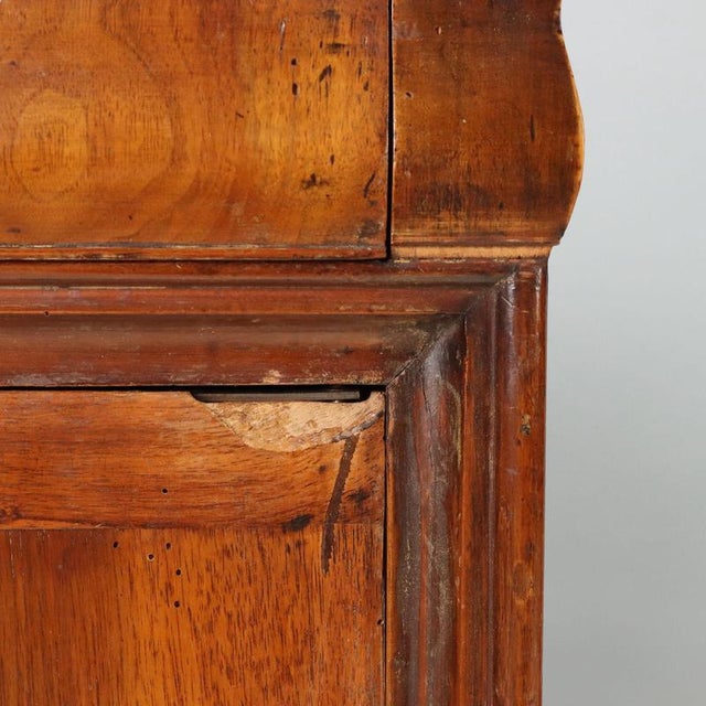 Brown Louis Philippe Walnut Nightstands, Set of 2 For Sale - Image 8 of 13