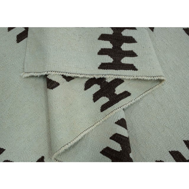 Textile Turkish Kilim Oriental Handmade Flatweave 8'3" x 10'6" #18146 For Sale - Image 7 of 8