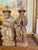 Vintage Hand-Carved Wood Folk Art Musician Figurines, Set of 4 Seated Players For Sale - Image 9 of 11