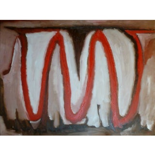 "Vibing" Large Contemporary Abstract Expressionist Oil Painting For Sale
