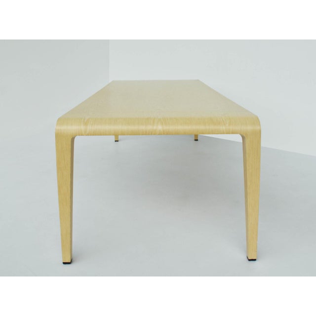 Wood Minimalist Table Mod. Il Volo in Maple Wood by Riccardo Blumer for Alias, Italy, 1998 For Sale - Image 7 of 8