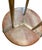 Vintage Pink Marble and Brass Tripod Side Table in the Style of Cedric Hartman Mid Century Modern Gueridon For Sale - Image 10 of 11