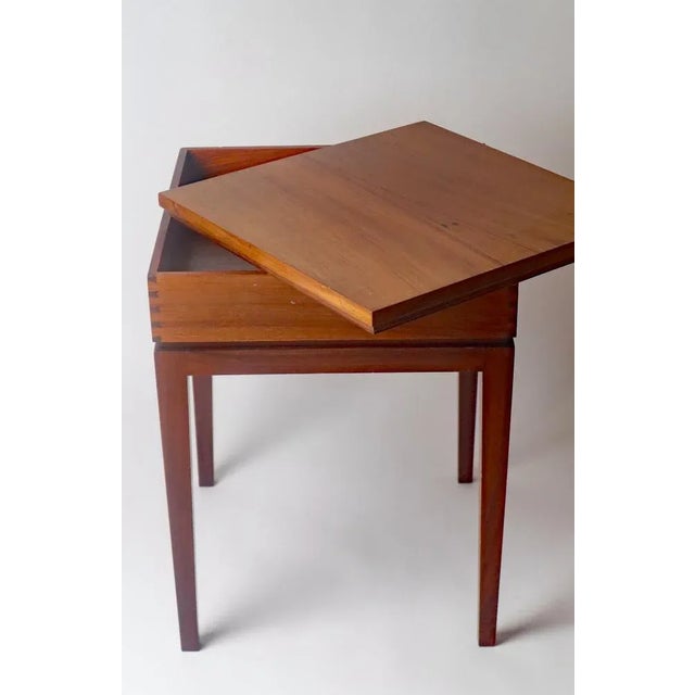 Small Teak Gaming Table, 1960s For Sale - Image 6 of 10