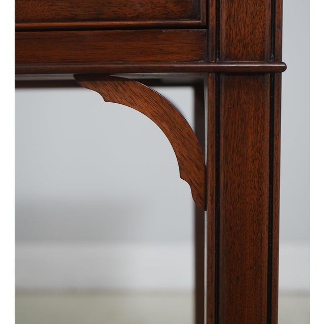 Henkel Harris Walnut 2 Drawer Console Table For Sale In Philadelphia - Image 6 of 18