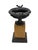 Gold 19th Century Tazza With Figural Birds on a Siena Marble Base For Sale - Image 8 of 10