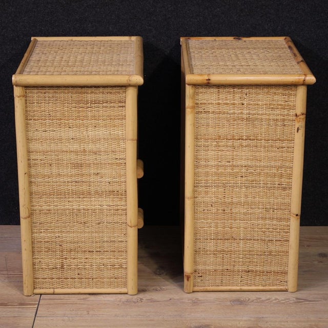 Italian Bedside Tables, 1980s, Set of 2 For Sale - Image 4 of 13