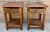 Brown Early 20th Century Walnut Nightstands with Marble, 1940s, Set of 2 For Sale - Image 8 of 18