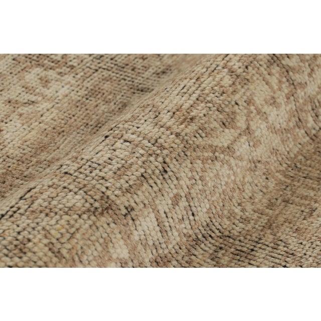 Not Yet Made - Made To Order Rug & Kilim’s Mamluk Style Rug with Geometric Floral Patterns in Beige-Brown - 5x8 For Sale - Image 5 of 6