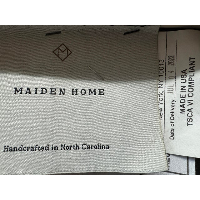 2020s Maiden Home Bowery Ottoman For Sale - Image 5 of 12