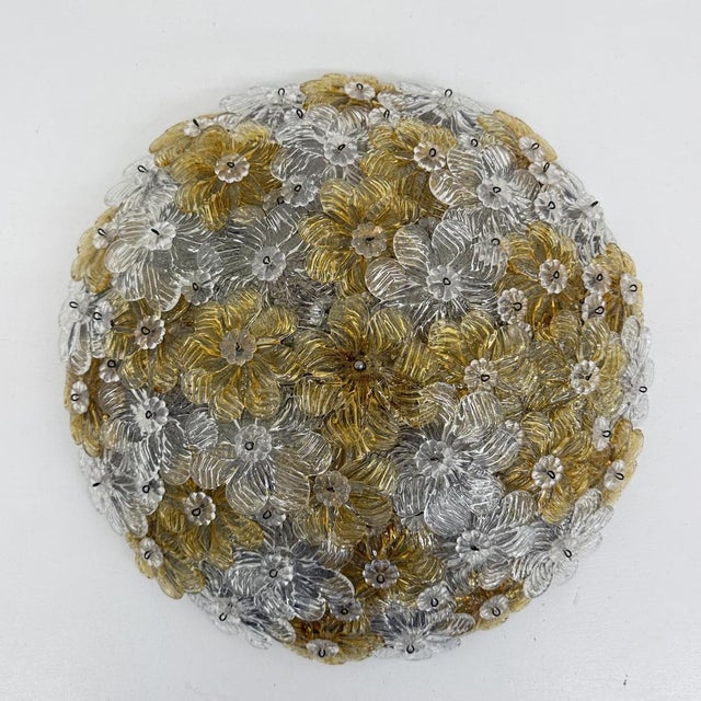 Wall Sconce in Glass and Metal from Barovier & Toso, Italy, 1970s For Sale - Image 6 of 18
