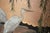 Wood "Willow and White Herons" by Yukiga, 1970s Showa Era Japanese Painted Byobu Screen For Sale - Image 7 of 18