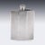 Vintage English Silver Hip Flask, Birmingham, 1948 For Sale - Image 4 of 8