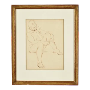 Paul Cadmus (American, 1904-1999) Female Nude (From My Sketchbook #C)