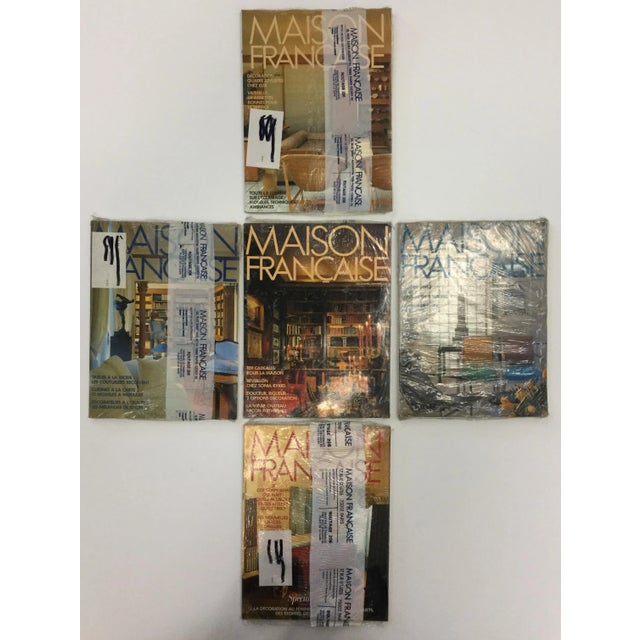 Collectible French Interior Decorating Magazines - Set of 5 For Sale - Image 4 of 8