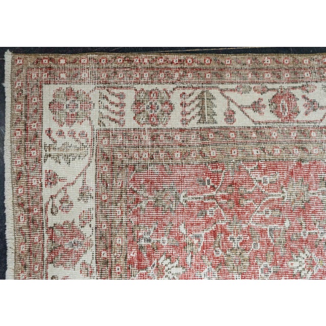 Early 21st Century Turkish Vintage Rug 6'11" x 10'5" #21120 For Sale - Image 5 of 8