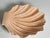 Vintage Shell shaped ceramic decorative bowl handmade and signed.