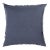 Navy Blue Down Alternative Linen Pillow For Sale
