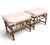 Pair of Mid-Century Hollywood Regency Faux Bamboo Benches With Tufted Cushions For Sale - Image 4 of 10