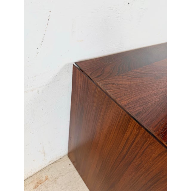 Brown Vintage Rud Thygesen & Johnny Sørensen for Hg Furniture Brazilian Rosewood Hg Systemi Three-Bay Modular Wall Unit, Denmark 1960s For Sale - Image 8 of 18