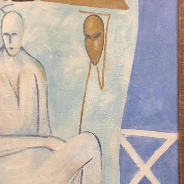 Abstract Painting on Canvas For Sale - Image 6 of 10