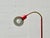 Red Metal Gooseneck Floor Lamp, 1970s For Sale - Image 9 of 14
