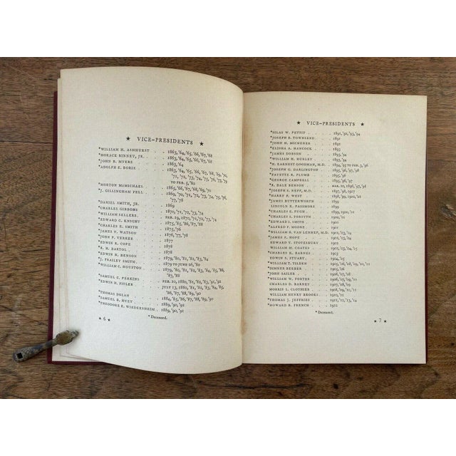 Printmaking Materials Vintage Book Union League of Philadelphia Handbook 1862-1931 For Sale - Image 7 of 11