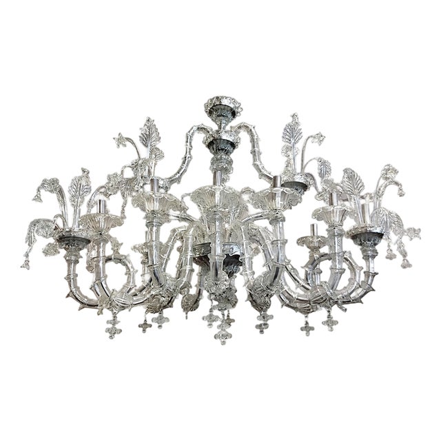 12-Light Rezzonico Chandelier, 1980s For Sale
